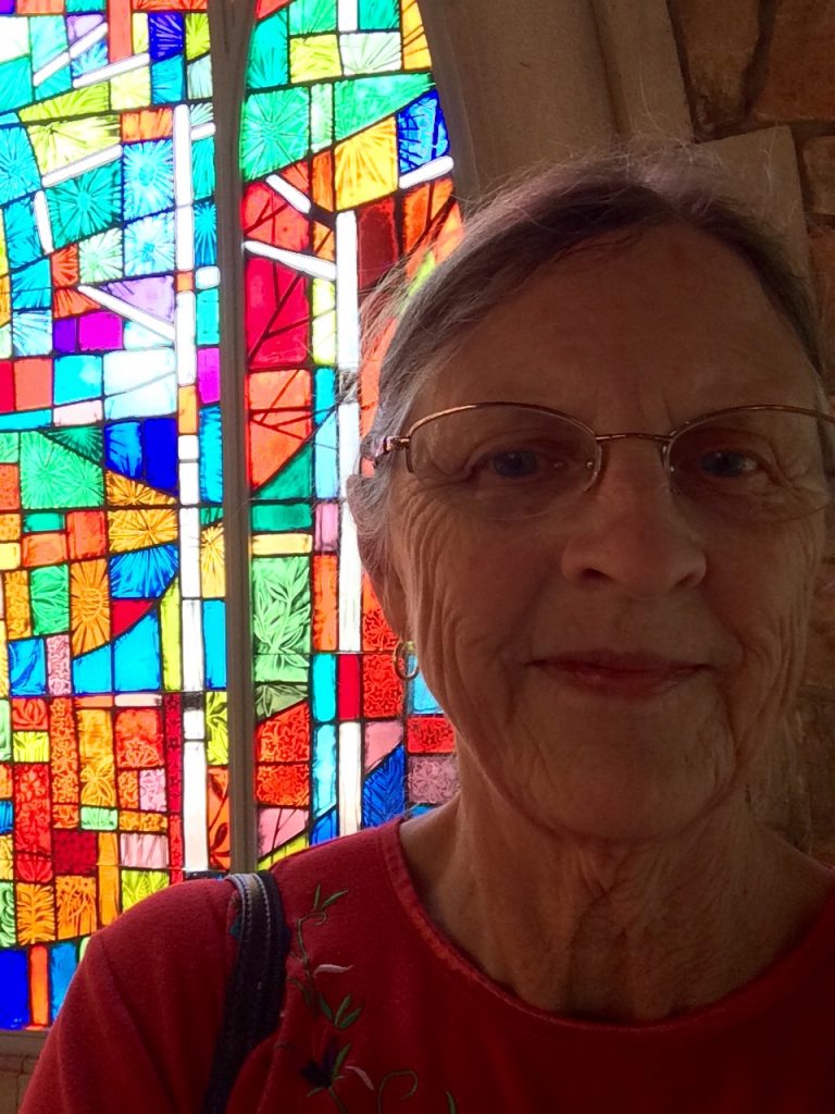 Re. Pam Gehrke at at Ida Cason Callaway Memorial Chapel, Callaway Gardens, 2017