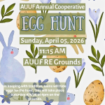 Annual Cooperative Egg Hunt Sunday 4/5 (Hiding of the Eggs, too, on 4/4)